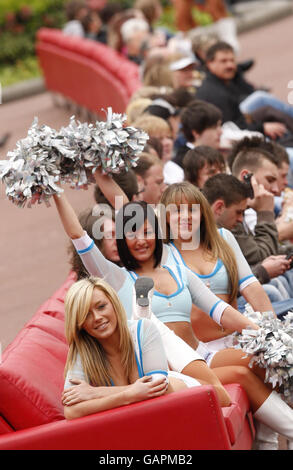 World's longest sofa Stock Photo