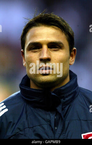 Soccer - European Championships 2004 Qualifying - Group Seven - England v Turkey. Fatih Akyel, Turkey Stock Photo