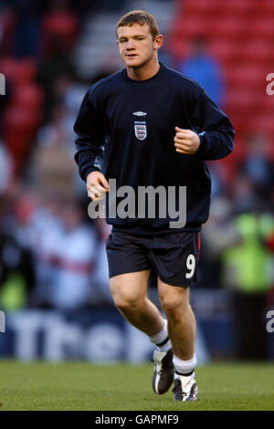 Soccer - European Championships 2004 Qualifying - Group Seven - England v Turkey. Wayne Rooney, England Stock Photo