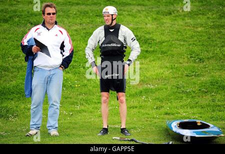 Team GB Slalom canoeist Campbell Walsh during a photo call at John Dudderidge House, Nottingham. Stock Photo