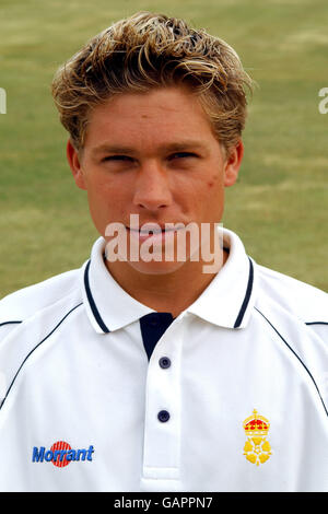 Cricket - Derbyshire CCC photocall. Derbyshire's Steven Selwood Stock Photo