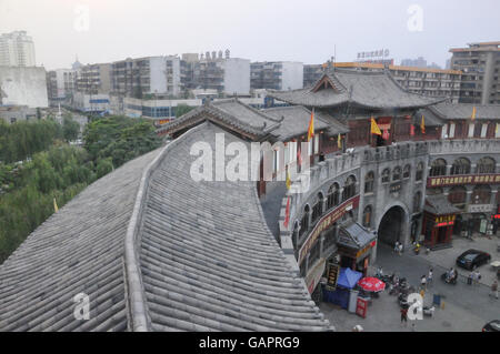 Lijing Gate, Old Town, LuoYang, Henan, China Stock Photo