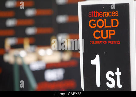 Horse Racing - Sandown - attheraces Gold Cup Celebration Meeting Stock Photo