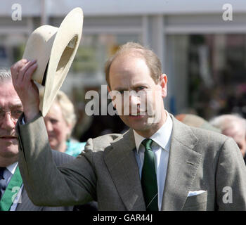 The Earl of Wessex attends the second day of the Balmoral Show in Belfast. Stock Photo