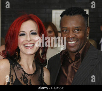 Carrie Grant and David Grant arrive at the Britain's Best 2008 awards at London Television Studios. Stock Photo