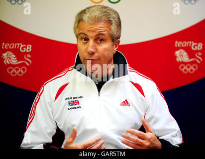 Olympics - Canoeing Photo Call - John Dudderidge House. BCU World Class Olympic Perfomance Director John Anderson during a photo call at John Dudderidge House, Nottingham. Stock Photo