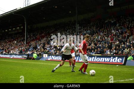 Fulham play Charlton Athletic in the Women's Nationwide FA Cup Final in front of over 10,000 fans at Selhurst Park Stock Photo