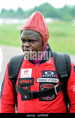 Archbishop's parachute jump Stock Photo