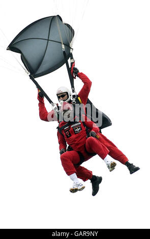 Archbishop's parachute jump Stock Photo