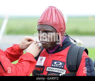 Archbishop's parachute jump Stock Photo