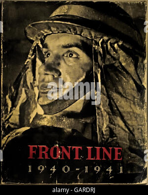 Front Line 1940 -1941 ( Text of the British civilian defense London  942 ) Second World War 2 Stock Photo