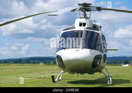 Private helicopter Aerospatiale AS 355 Twin Squirrel Stock Photo