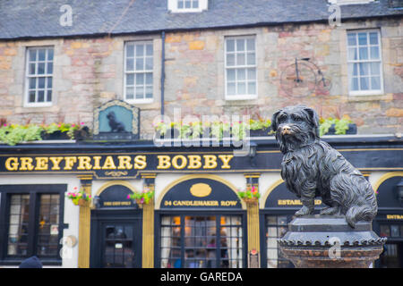 Greyfriars Bobby  in beautiful city of Edinburgh in Scotland Stock Photo