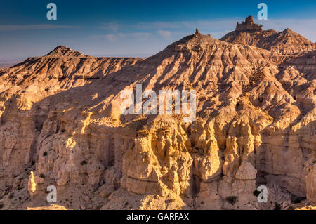 Eroded badlands, Angel Peak Nat. Recreation Area, New Mexico Stock