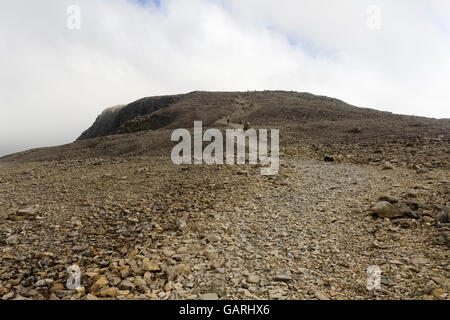 Tourist path up to Ben Nevis, Scotland. Stock Photo