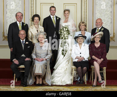 Royalty - Peter Phillips and Autumn Kelly Wedding - St George's Chapel, Windsor Castle Stock Photo