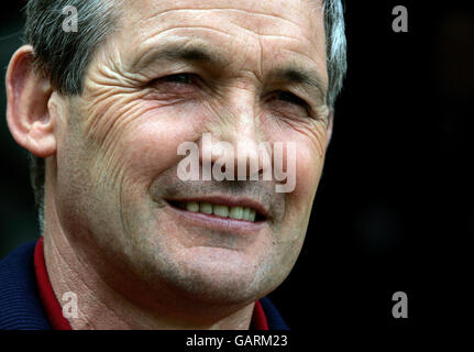 Scotland manager George Burley poses for the media at the Cameron House Hotel, Loch Lomond. Stock Photo