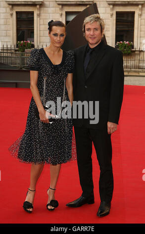 Yasmin and Simon Le Bon arrive for the Royal Academy of Arts Summer Exhibition Preview Party 2008 at Burlington House in central London. Stock Photo