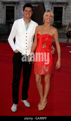 Vernon Kay and Tess Daly arriving for the Royal Academy of Arts Summer Exhibition Preview Party 2008 at Burlington House in central London. Stock Photo