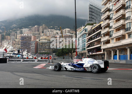 Formula One Motor Racing - Monaco Grand Prix - Qualifying - Monte Carlo. Nick Heidfeld in the BMW Sauber during Qualifying in Monte Carlo, Monaco. Stock Photo