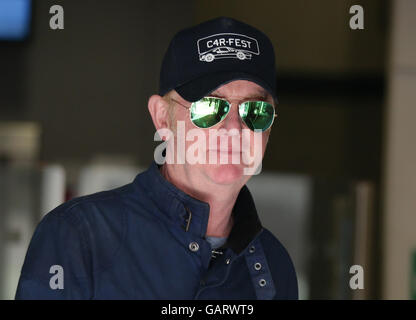 Chris Evans, who has quit Top Gear after just one series, leaves BBC Broadcasting House in London after presenting his regular Radio 2 breakfast show. Stock Photo