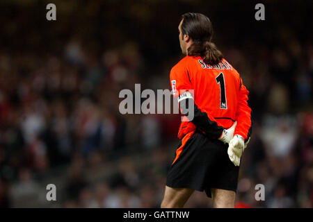 Soccer - AXA FA Cup - Final - Arsenal v Southampton. Arsenal's goalkeeper David Seaman Stock Photo