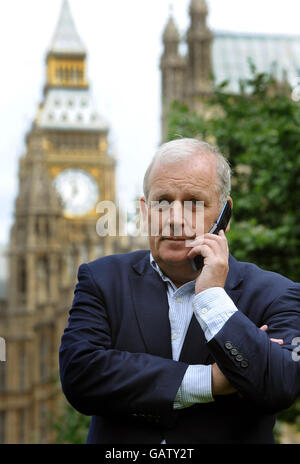 Former Sun editor Kelvin MacKenzie, who has suggested that he may run against David Davis in the Haltemprice and Howden by-election, in Westminster. Stock Photo