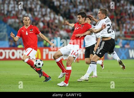 Soccer - UEFA European Championship 2008 - Group B - Austria v Germany - Ernst Happel Stadium Stock Photo