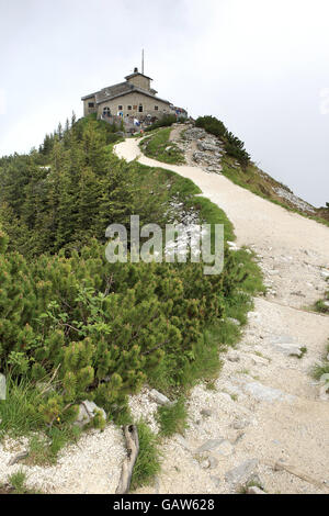 A general view of the 'Eagles Nest' in Berchtesgarden, Germany, built for Adolf Hitler's 50th Birthday Stock Photo