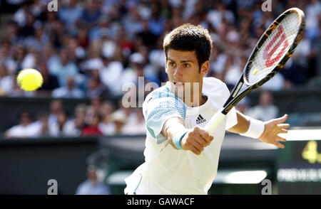 Tennis - Wimbledon Championships 2008 - Day One - The All England Club Stock Photo