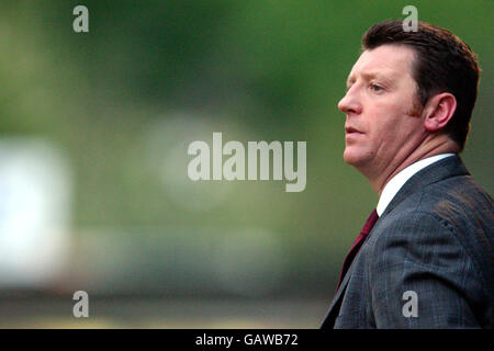 Soccer -Nationwide Football League Division Three - Shrewsbury Town v Carlisle United. Carlisle United's manager Roddy Collins Stock Photo