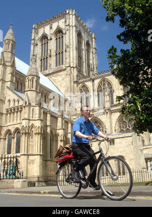 Towns to run cycling scheme Stock Photo