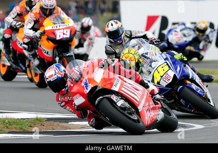 Moto - bwin.com British Motorcycle Grand Prix - Race - Donington Park Stock Photo