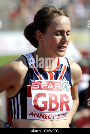 Athletics - 2008 Spar European Cup - Day Two - Annecy. Kelly Sotherton following her return to competition during the Spar European Cup at Annecy, France. Stock Photo
