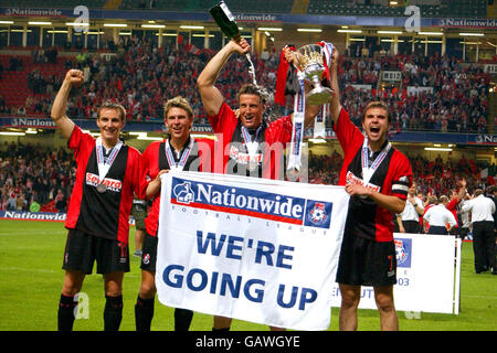 Soccer - Nationwide League Division Three - Play Off Final - AFC Bournemouth v Lincoln City Stock Photo