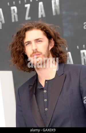 London, UK. 5th July, 2016. Hozier attending the European Premiere of The Legend of TARZAN at at the Odeon Leicester Square London Tuesday 5th July 2016 Credit:  Peter Phillips/Alamy Live News Stock Photo