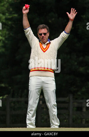 Cricket - Charity Event - Belvoir Cricket Club Stock Photo