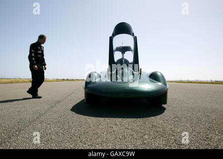 Science and Technology -  British-Built Steam Car - Thorney Island Stock Photo