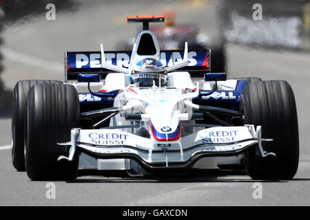 Formula One Motor Racing - Monaco Grand Prix - Practice Session - Monte Carlo. Nick Heidfeld in his BMW Sauber during the Thursday practice for the Monaco Grand Prix, Monaco Stock Photo