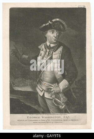 George Washington Esqr. General and Commander in Chief of the Continental Army in America ( b12610206-424965) Stock Photo