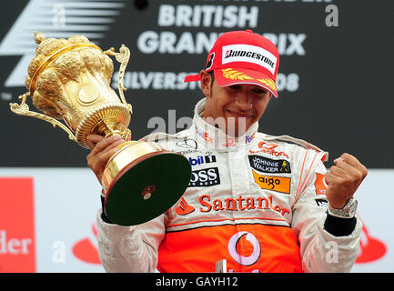 Formula One Motor Racing - British Grand Prix - Race - Silverstone Stock Photo