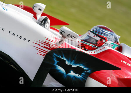 Formula One Motor Racing - British Grand Prix - Qualifying Day - Silverstone Stock Photo