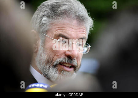 French President Sarkozy visits Ireland Stock Photo