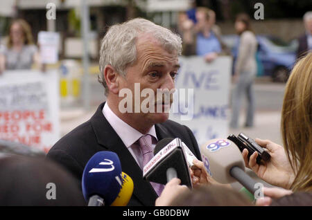 French President Sarkozy visits Ireland Stock Photo