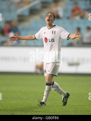 Soccer - Friendly - Ulsan Hyundai v Fulham - Big Crown Stadium Stock Photo