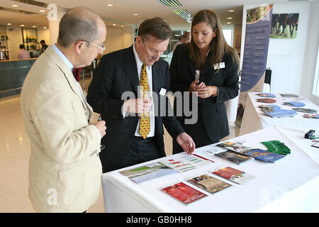 Horse Racing - Grandstand Redevelopment - Epsom Downs Racecourse Stock Photo