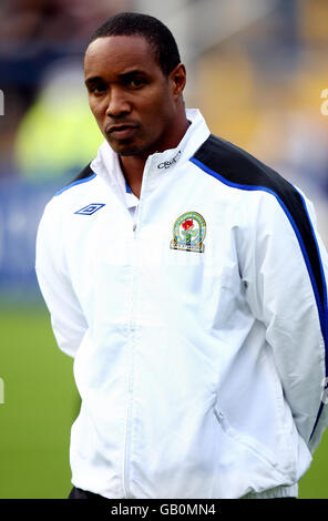 Soccer - Pre-Season Friendly - Macclesfield Town v Blackburn Rovers - Moss Rose Stadium. Blackburn Rovers manager Paul Ince during the Pre-Season Friendly match at the Moss Rose Stadium, Macclesfield. Stock Photo