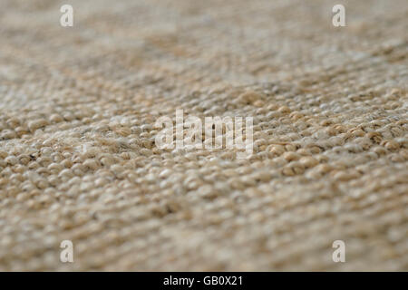 Close up detail of beige carpet Stock Photo