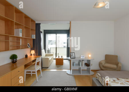 Small studio apartment Stock Photo