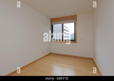Empty room with window Stock Photo